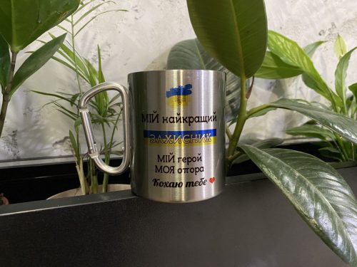 Горнятко металеве з карабіном - Зображення 2